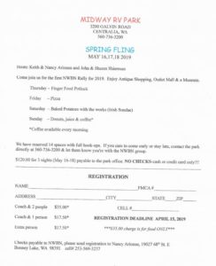 Midway RV Park Rally Signup